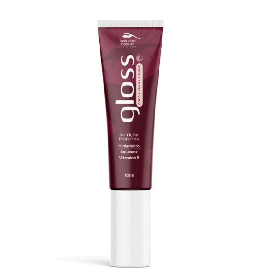 Brilho Labial Gloss Hialurônico Lash And Beauty Nutritivo e Hidratante Cuidado Labial
