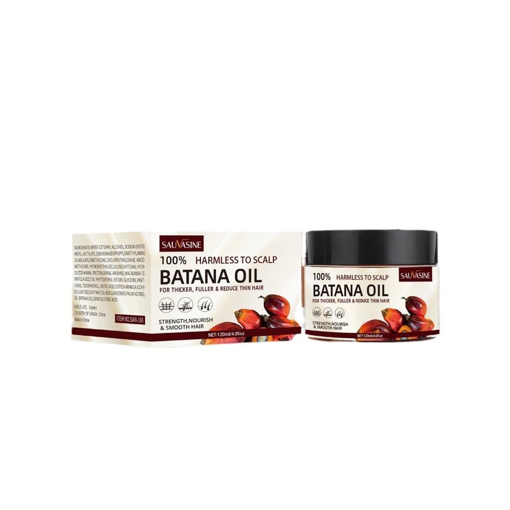 Óleo Capilar Batana SAUVASINE 120ml - Para Crescimento, Fortalecimento e Brilho,Repara Fios Danificados e Reduz Queda