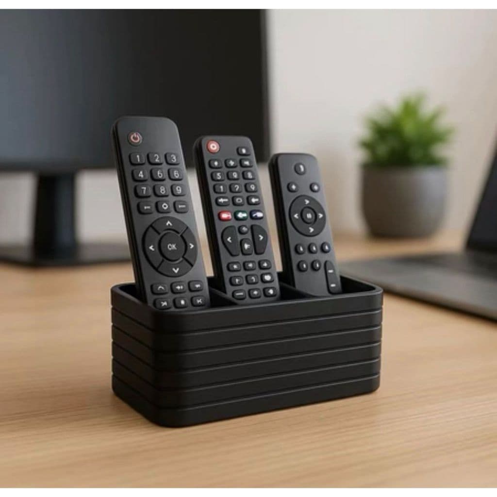 Organizador Porta Controle 3 Divisórias – Ideal para TV e Ar