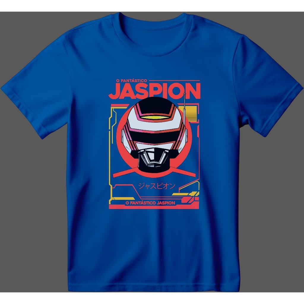 Camisa Personalizada Nostalgia Jaspion 100% Algodão 30.1 Envio Imediato.