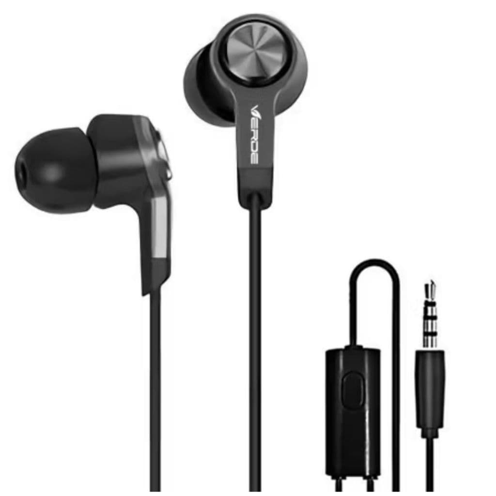 Fone De Ouvido Verde Com Fio/Microfone Extra Bass Alta Resolução EJ-V03