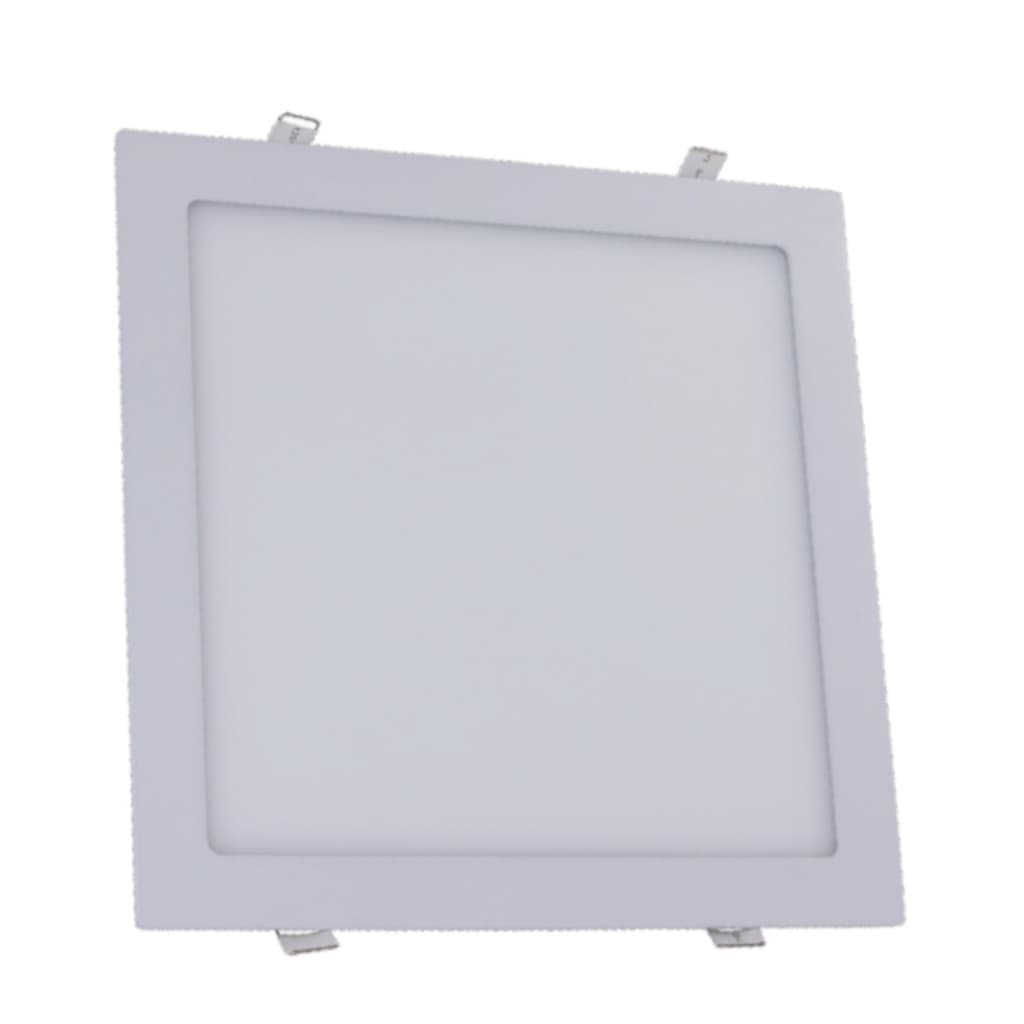 Painel LED Embutir Quadrado 8x8cm 3W Bivolt 6500K Branca Fria para Sanca Residencial