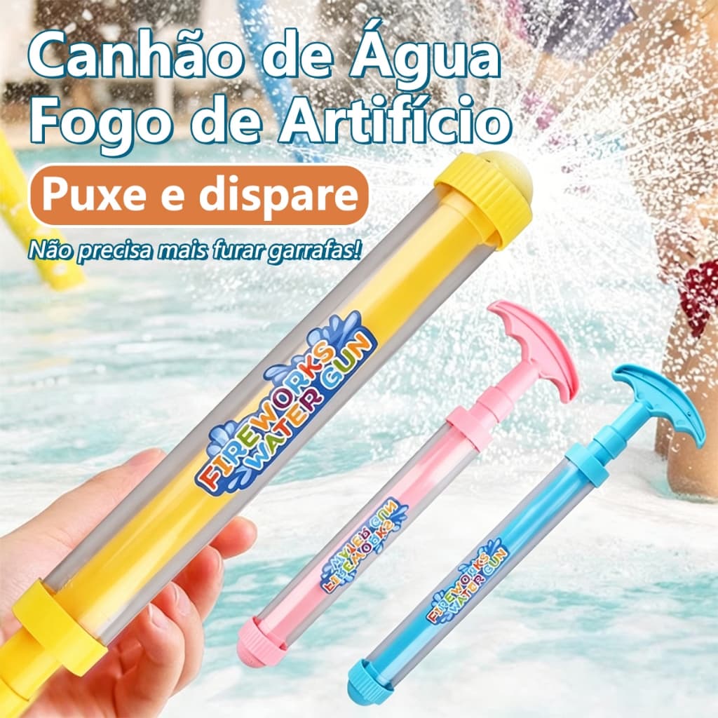 Pistola de Água Infantil Jato Forte Brinquedo Aquático para Crianças Piscina Praia Verão