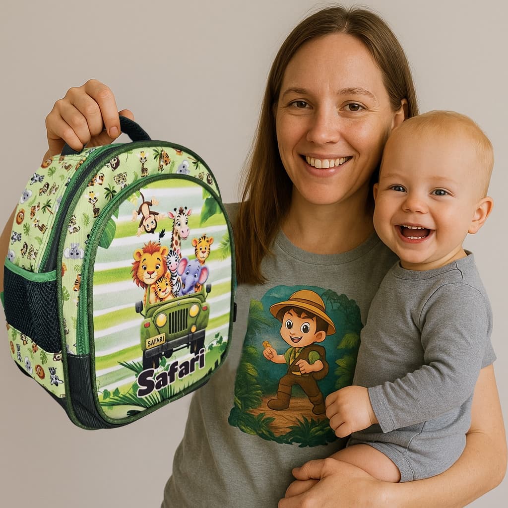 Mochila Infantil Escolar Menino, Menina, Resistente