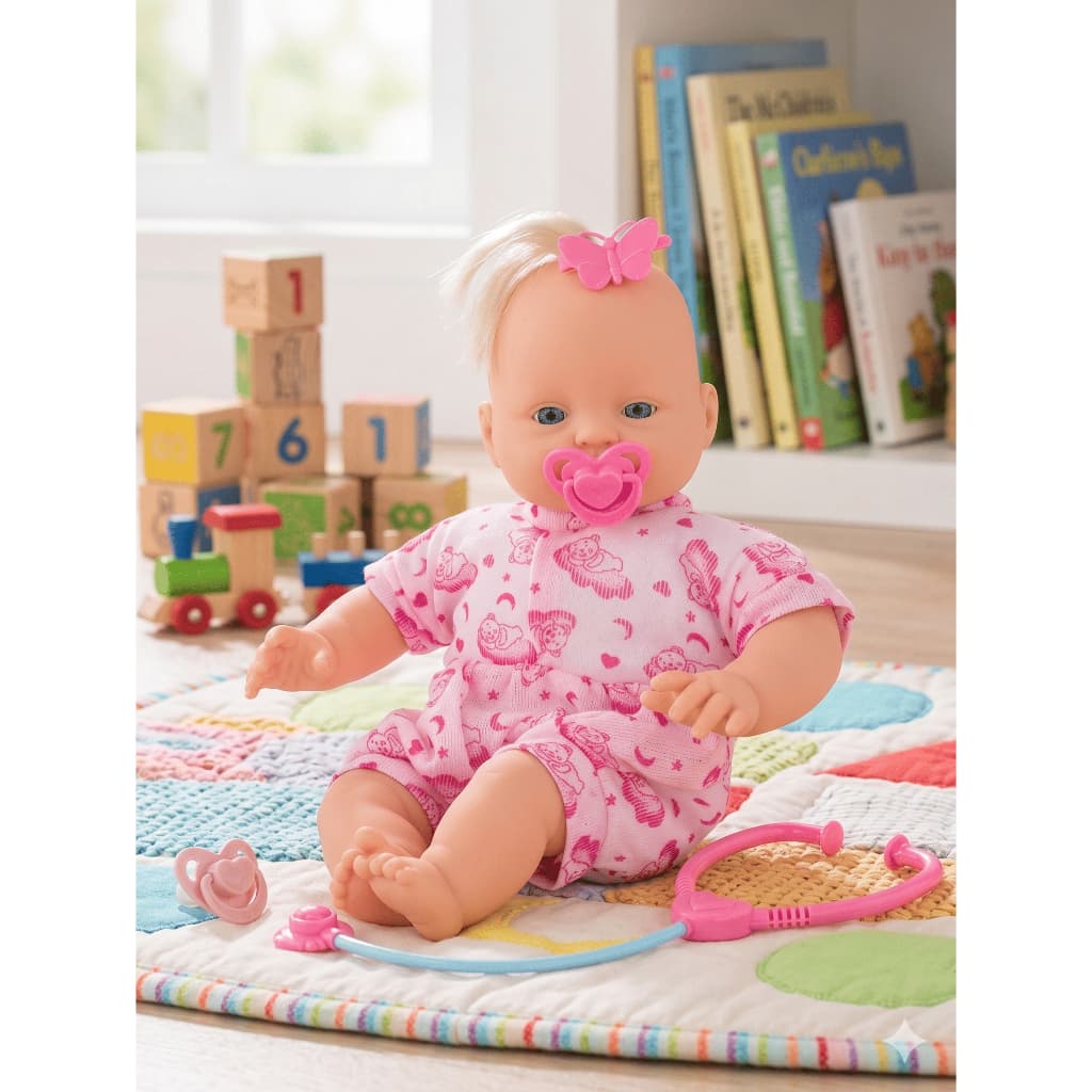 Boneca Baby Duany 31cm Com Acessórios Médicos