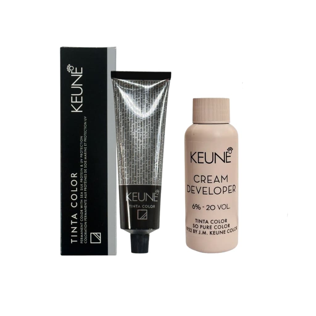 Kit Coloração Tinta Color Keune 60ml + Ox Developer 20vol (Cor a Sua Escolha)