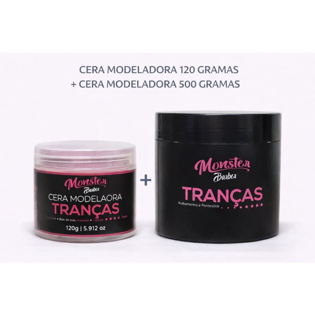 Kit Maria Gaby Cera Capilar Modeladora 120g + Cera Capilar Modeladora 500g