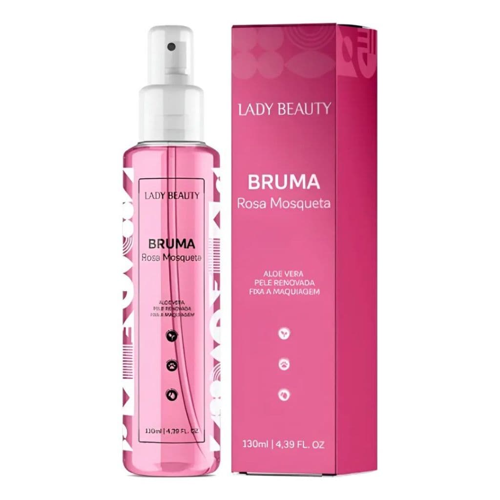 Bruma Fixadora Lady Beauty 130ml com Fixação Prolongada da Maquiagem