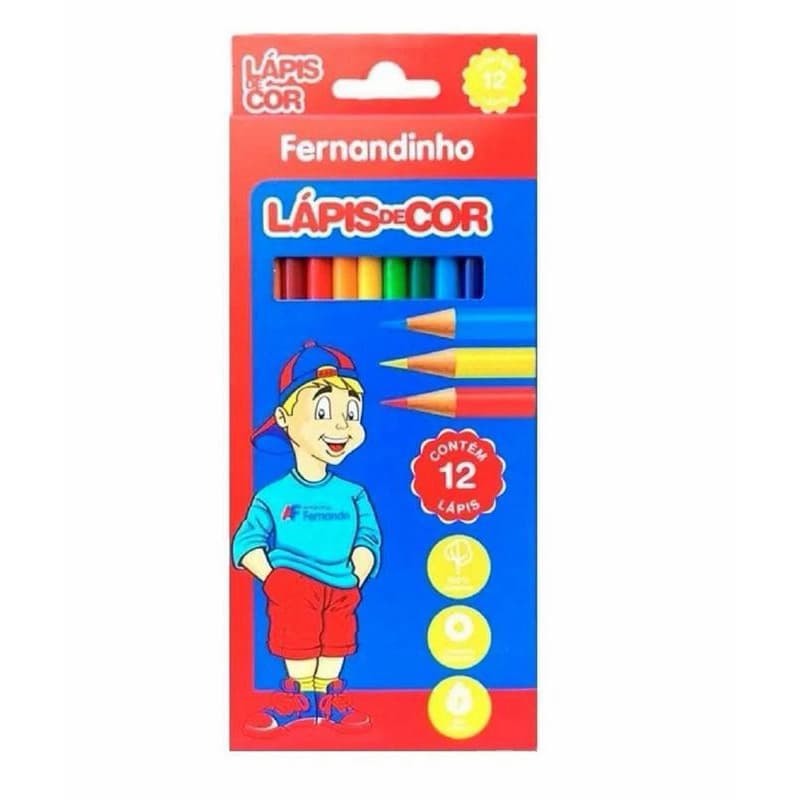 Lápis De Cor Fernandinho 12 Cores - Faber Castell