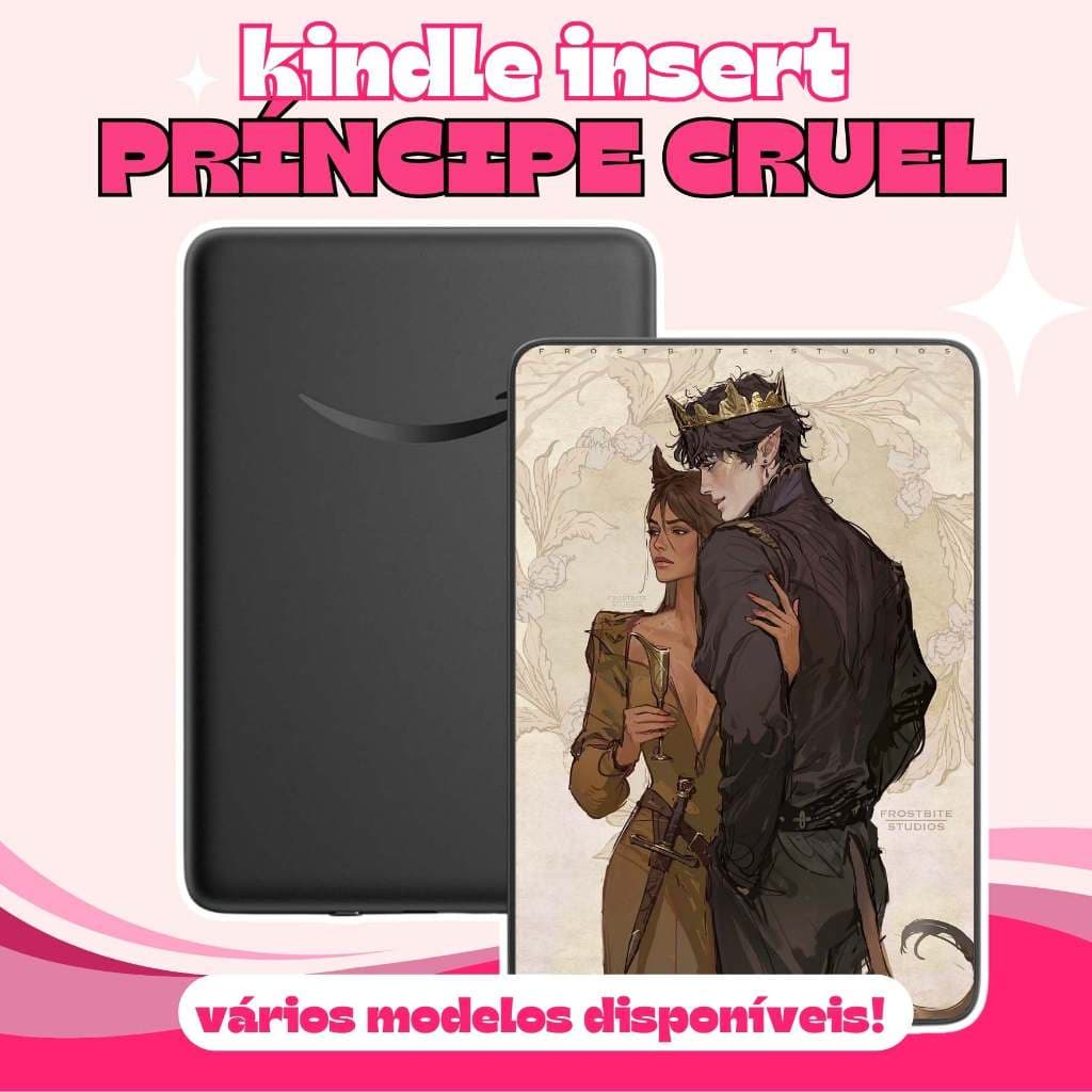 Kindle Insert Principe Cruel ✨ Holográficos | Holly Black | Produto literário