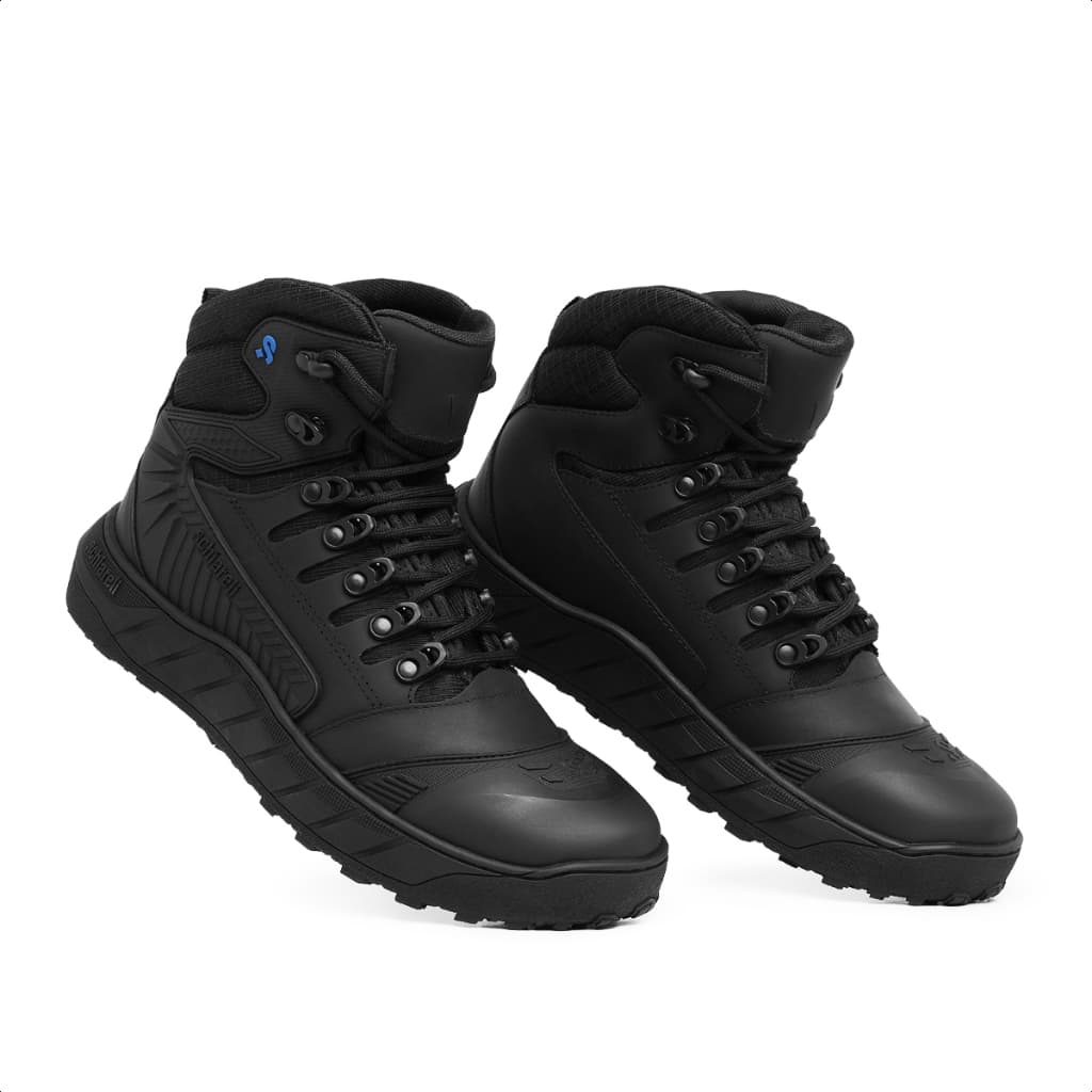 Bota Coturno Masculino Couro Premium Conforto Leve Exclusivo Motociclista Bombeiro Antiderrapante