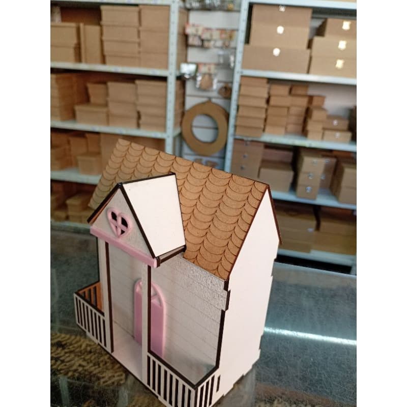 Casinha de boneca brinquedo infantil decoração