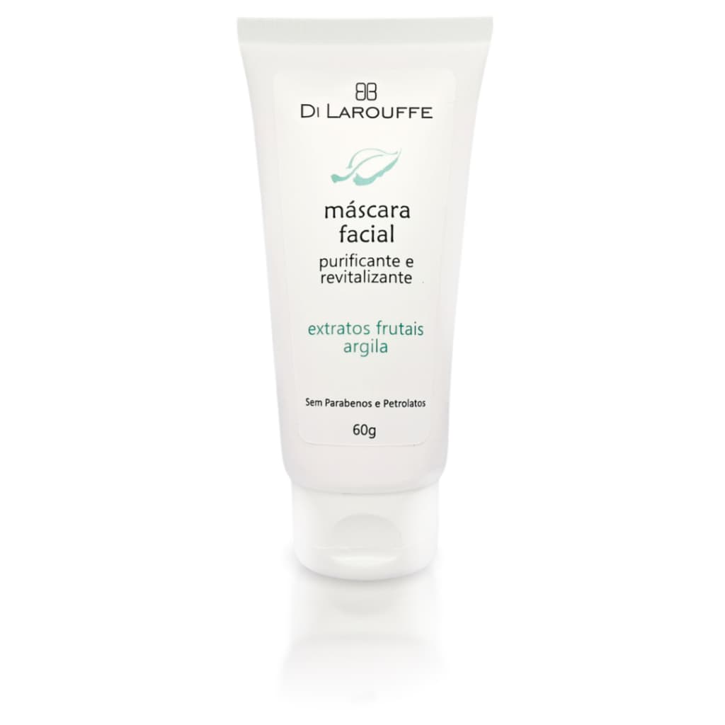 Máscara Facial Purificante e Revitalizante com Argila Rosa e Extratos de Frutas Tropicais 60g -  Di Larouffe