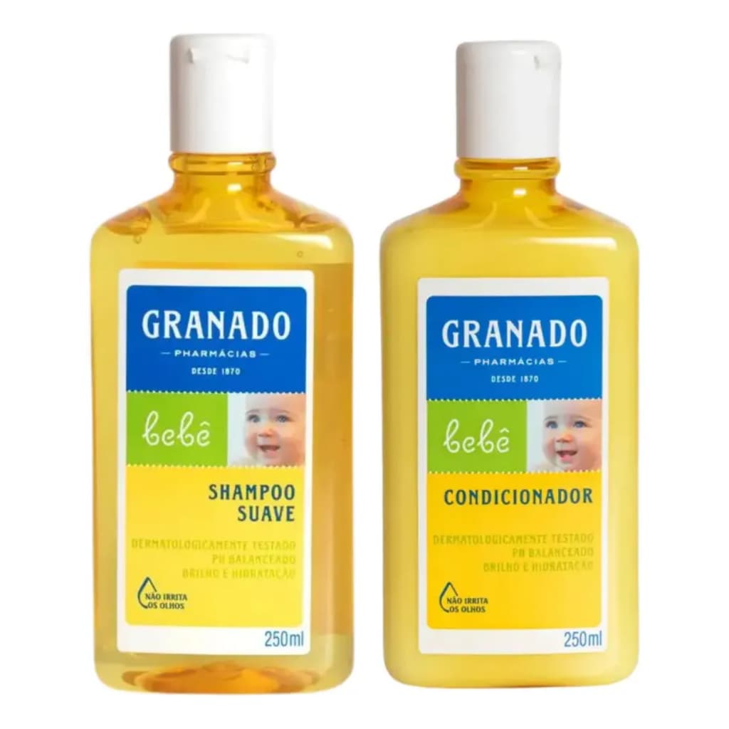 Kit Shampoo E Condicionador Granado Bebê  Suave  250ml Combo