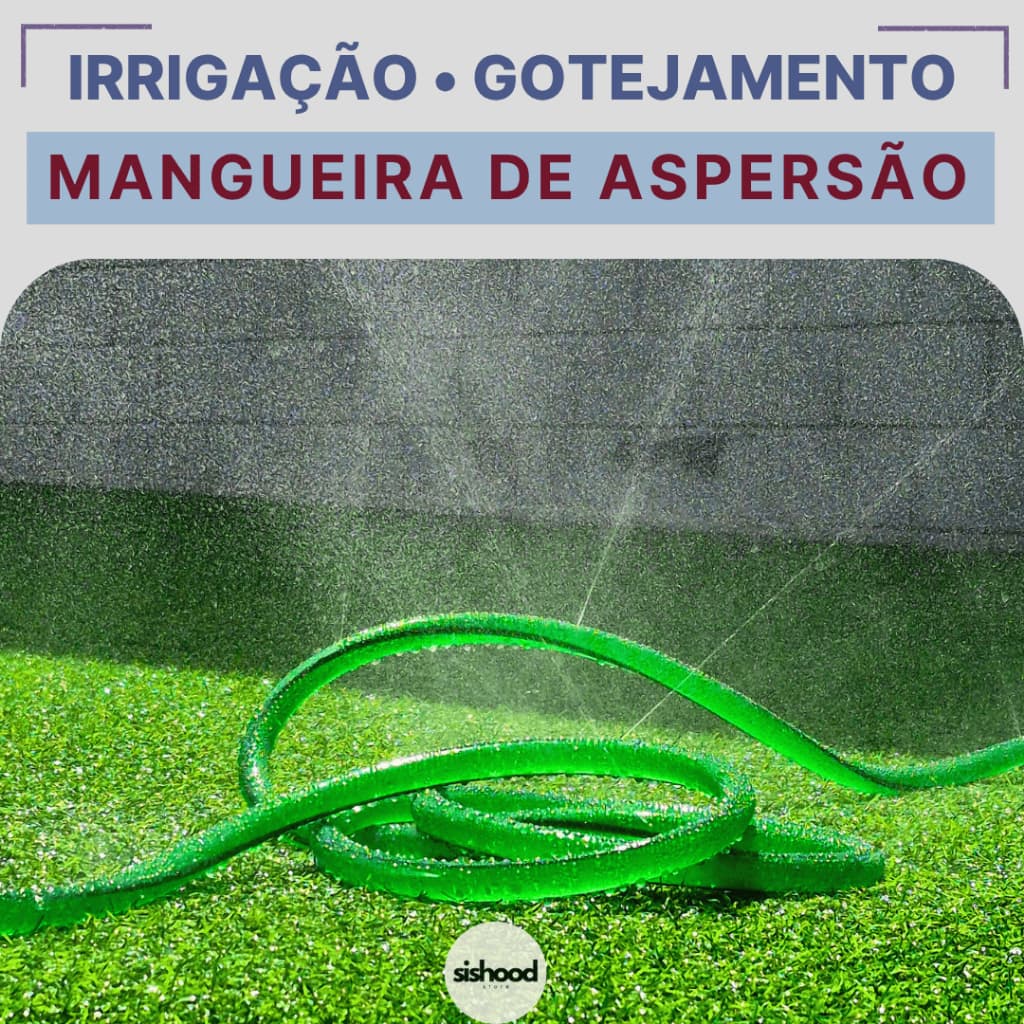 Mangueira de Irrigação, Aspersão e Gotejamento para Hortas e Jardinagem