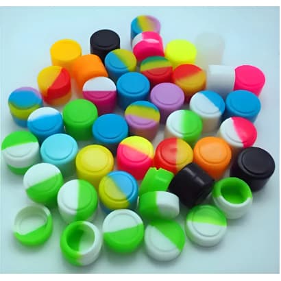 100 Potes Silicone 2g Colorido P/cosméticos Maquiagem Para Amostras de Maquiagem Tinta Lembrancinha
