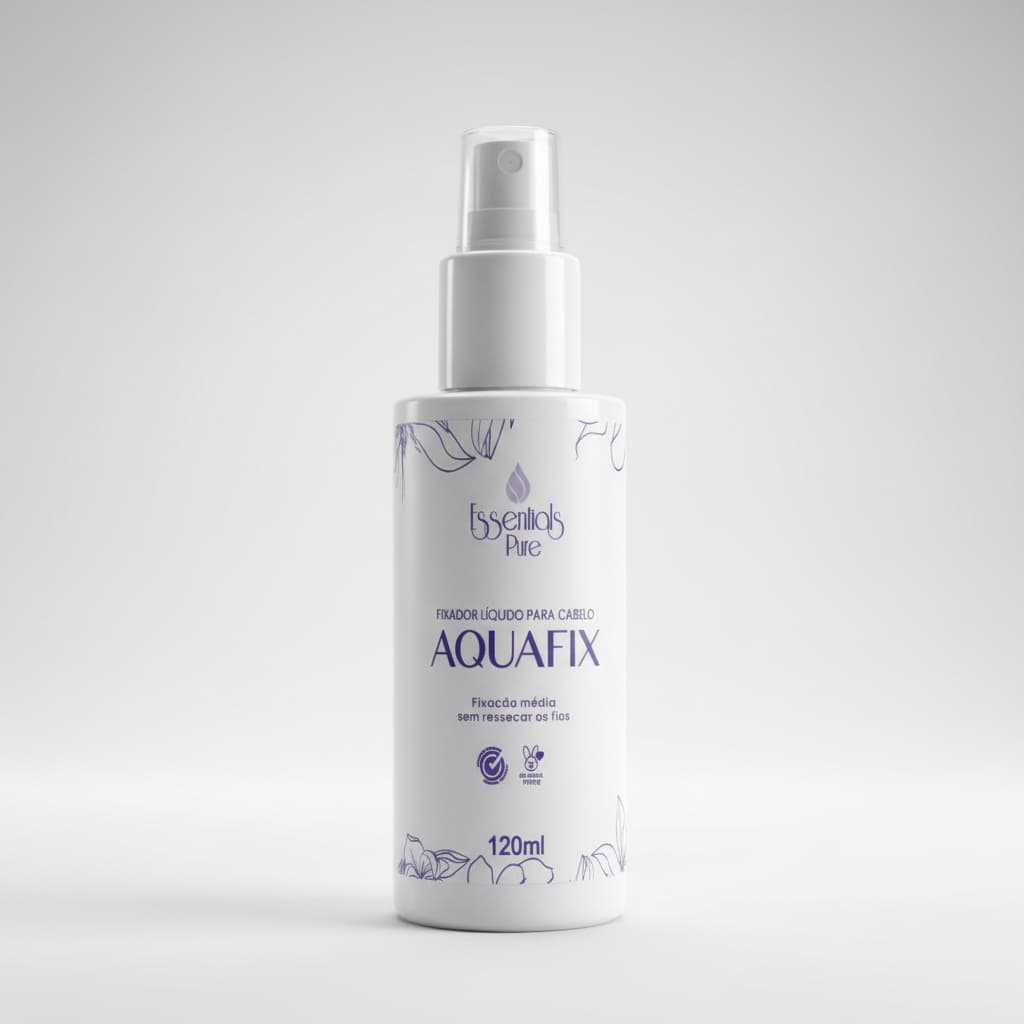 Fixador Líquido Profissional para Cabelo 120ml Anti frizz Brilho Natural