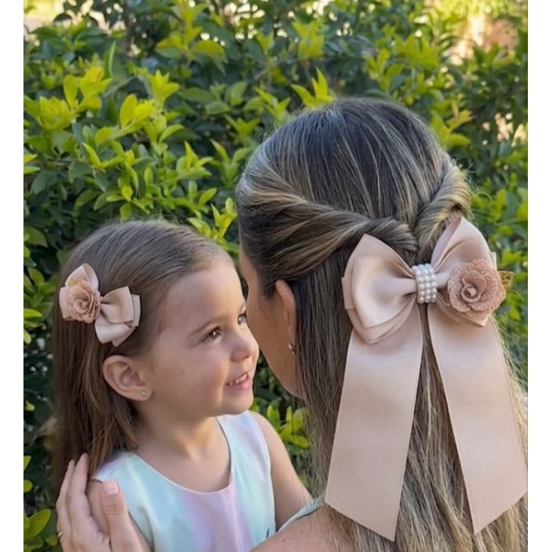 Laço mãe e filha | Laço com pontas | kit mãe e filha | Laço luxo