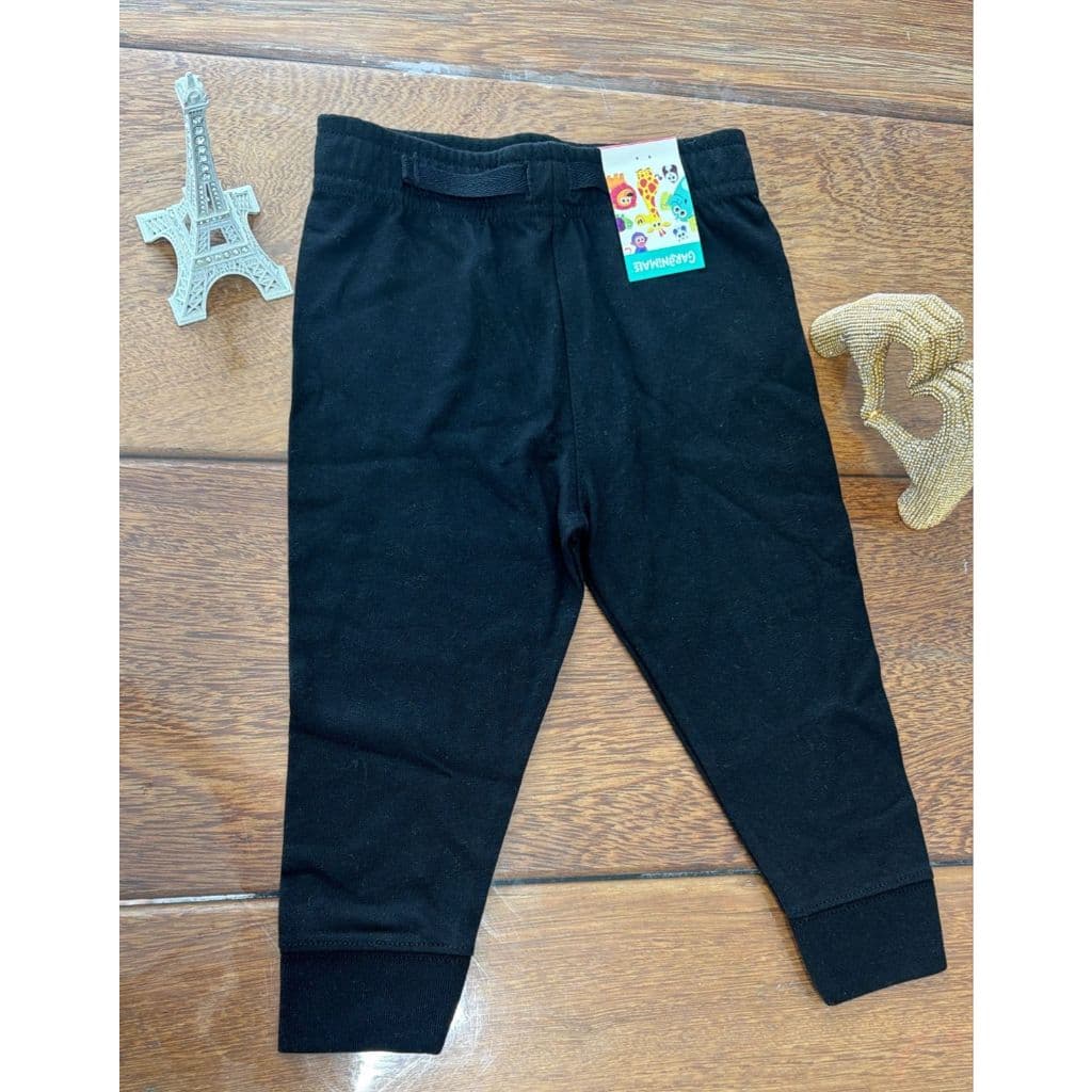 Calça preta 18 meses algodão bebê importado