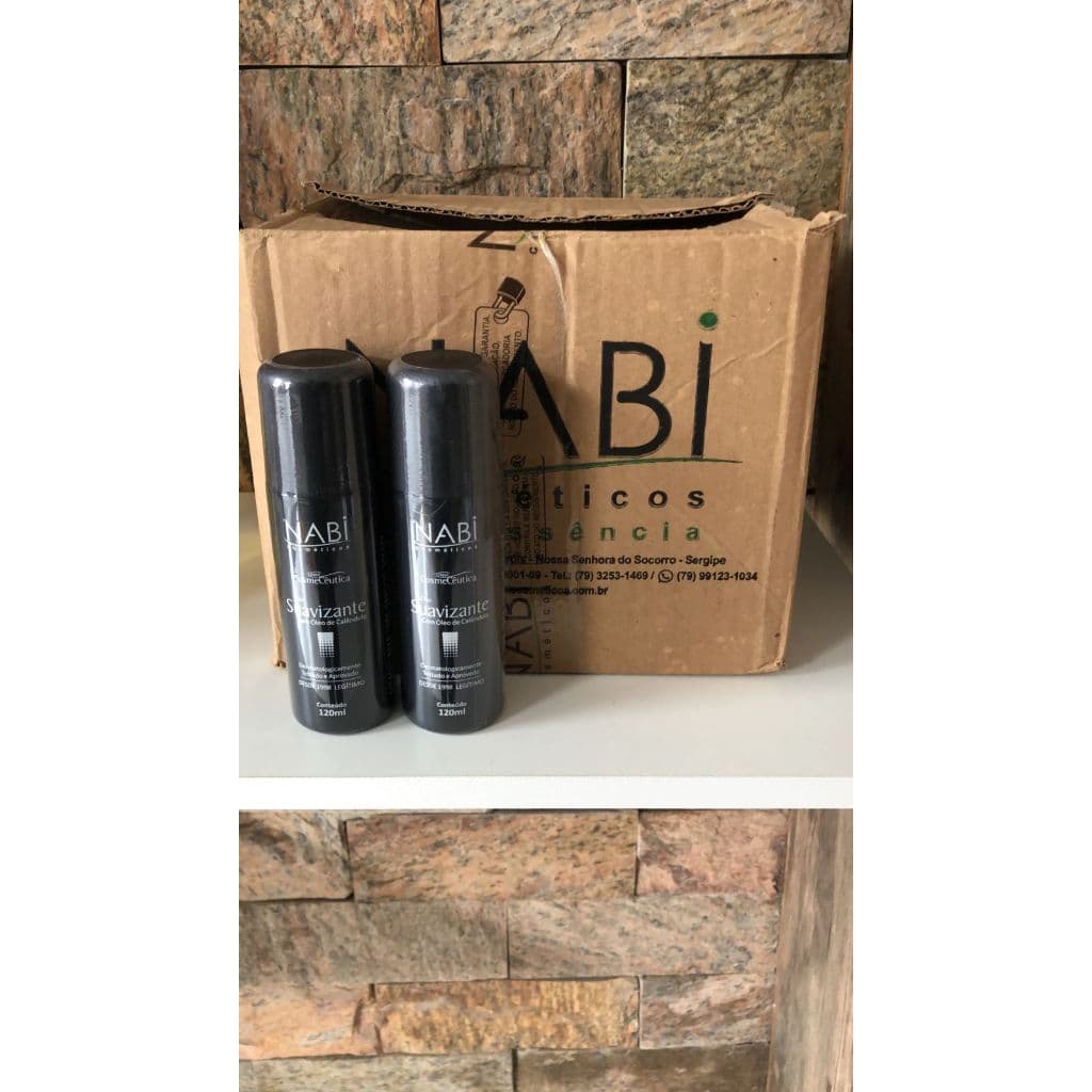 Caixa de Óleo Suavizante Nabi Cosméticos 120ml - 20 unidades