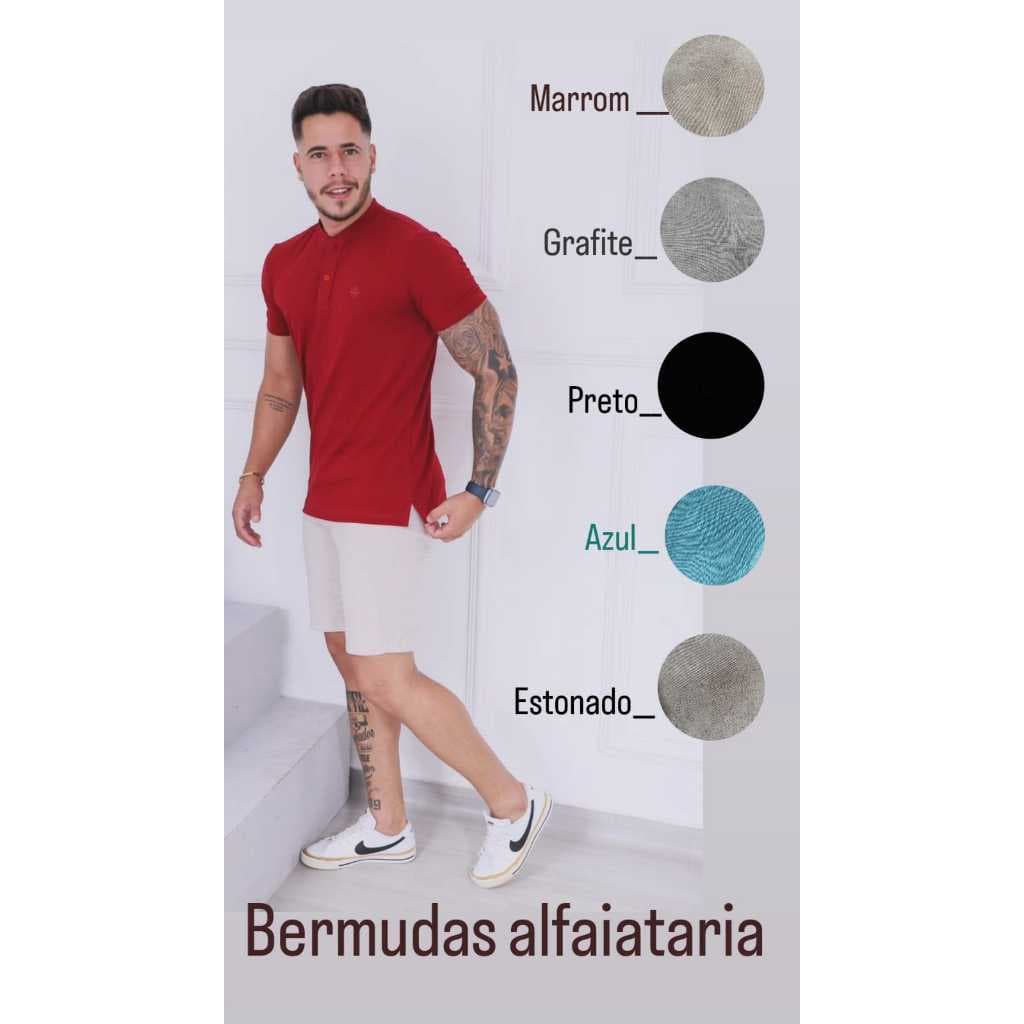 bermuda linho
