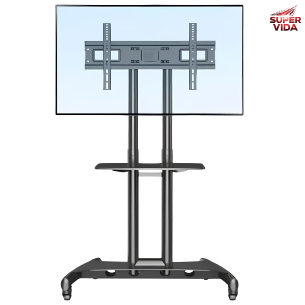 Suporte Móvel para TV Onistek 32-75" Rodas com Trava VESA 100-600 45,5kg para TV LCD, LED e Plasma