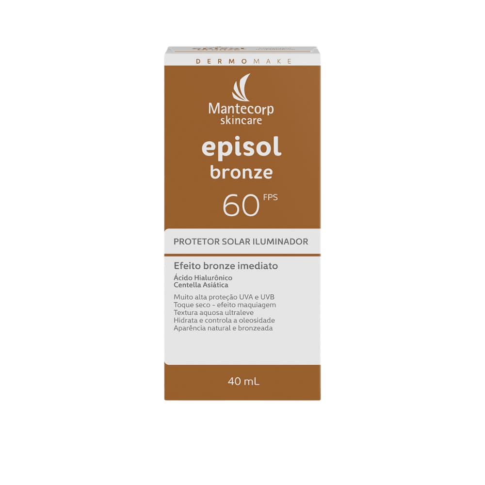 protetor solar iluminador episol bronze fps60 40ml