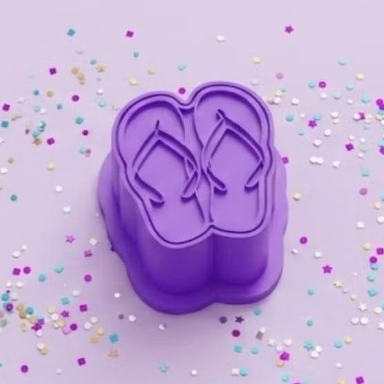 Ejetor e Modelador Para Modelar Massas, Doces eBrigadeiros | Ejetor Chinelo | Molde Para Doces de Festa