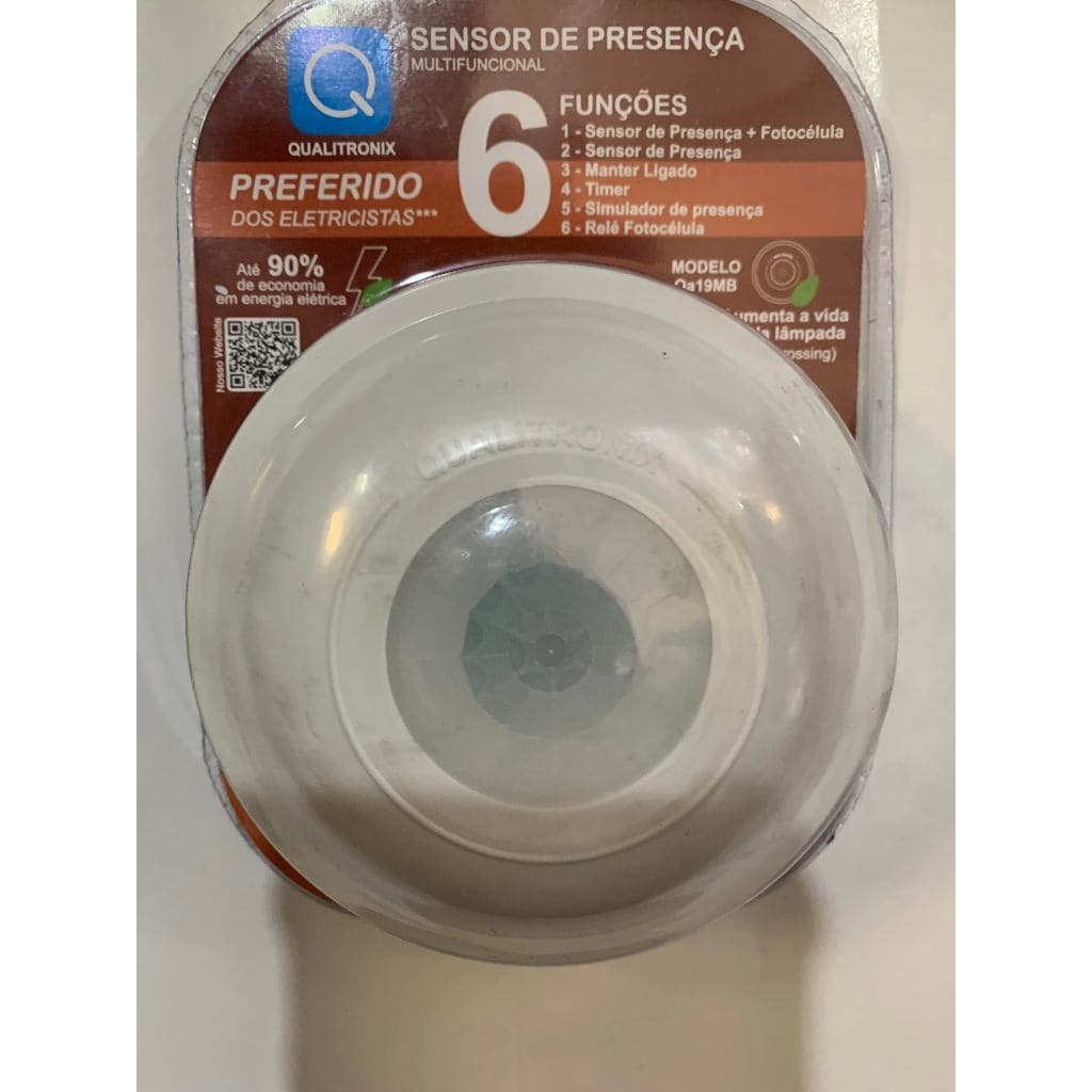 Sensor de Presença 6 Funçoes de parede.Timer , Rele fotoeletrico.