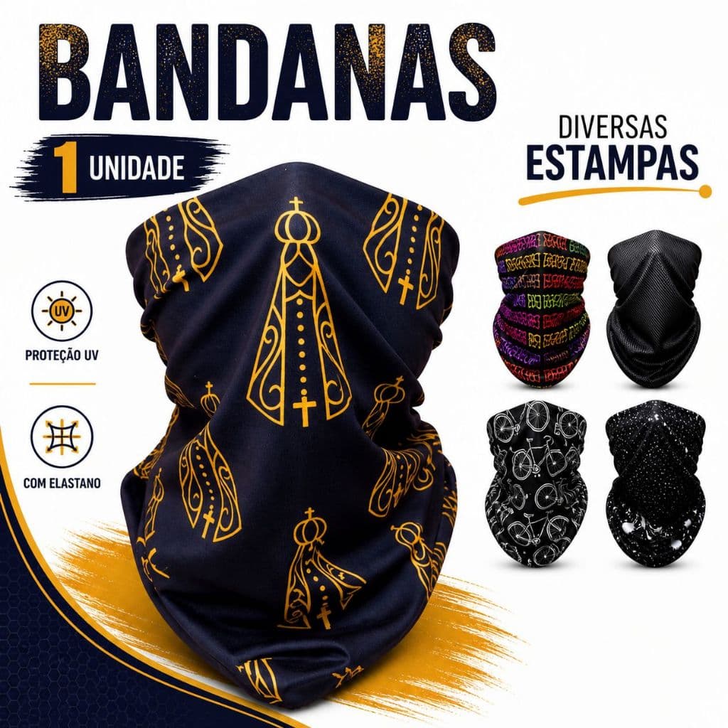 Bandana Tubular Ciclismo Balaclava Corrida Pesca