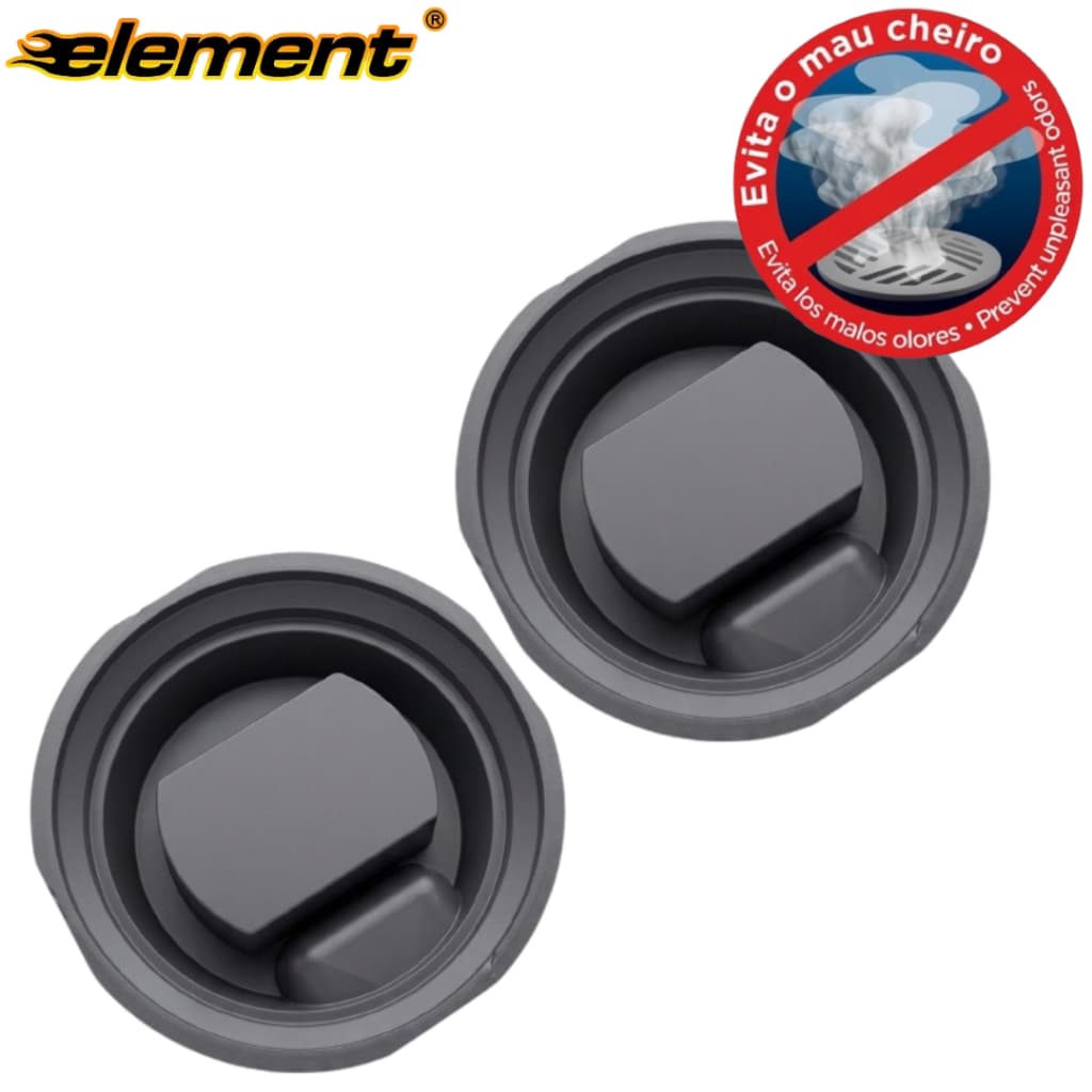 Kit 2 Adaptador Mau Cheiro De Ralo Porta Grelhas 10cm 15cm Anti Odor Cheiro Ruim Sumidouro Fácil instalação