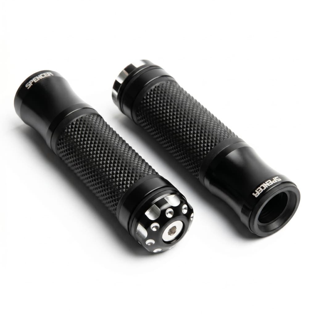 Manopla Esportiva Moto Saturno 808 Spencer Alumínio Antiderrapante Universal Guidão 22  mm esportiva