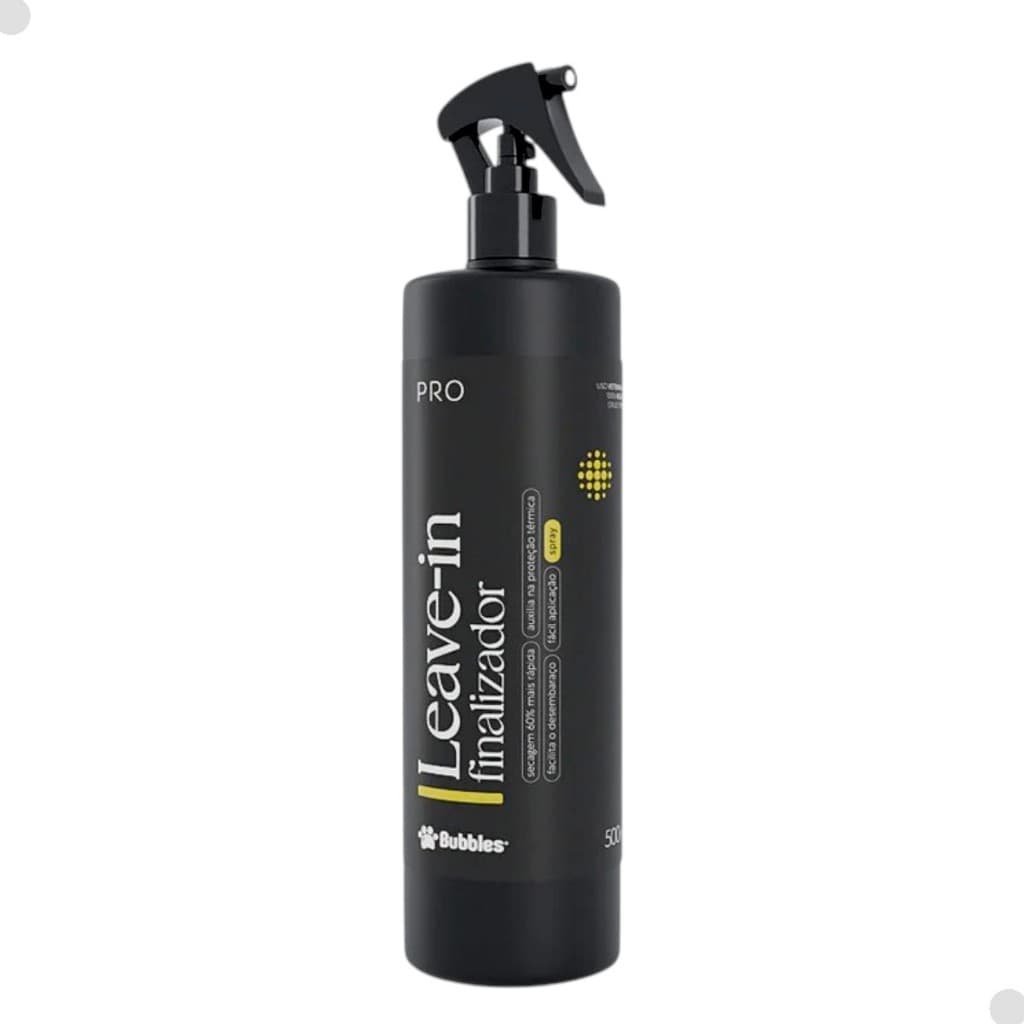 Leave In Finalizador PRO Bubbles Pet 500ml Para Cães E Gatos