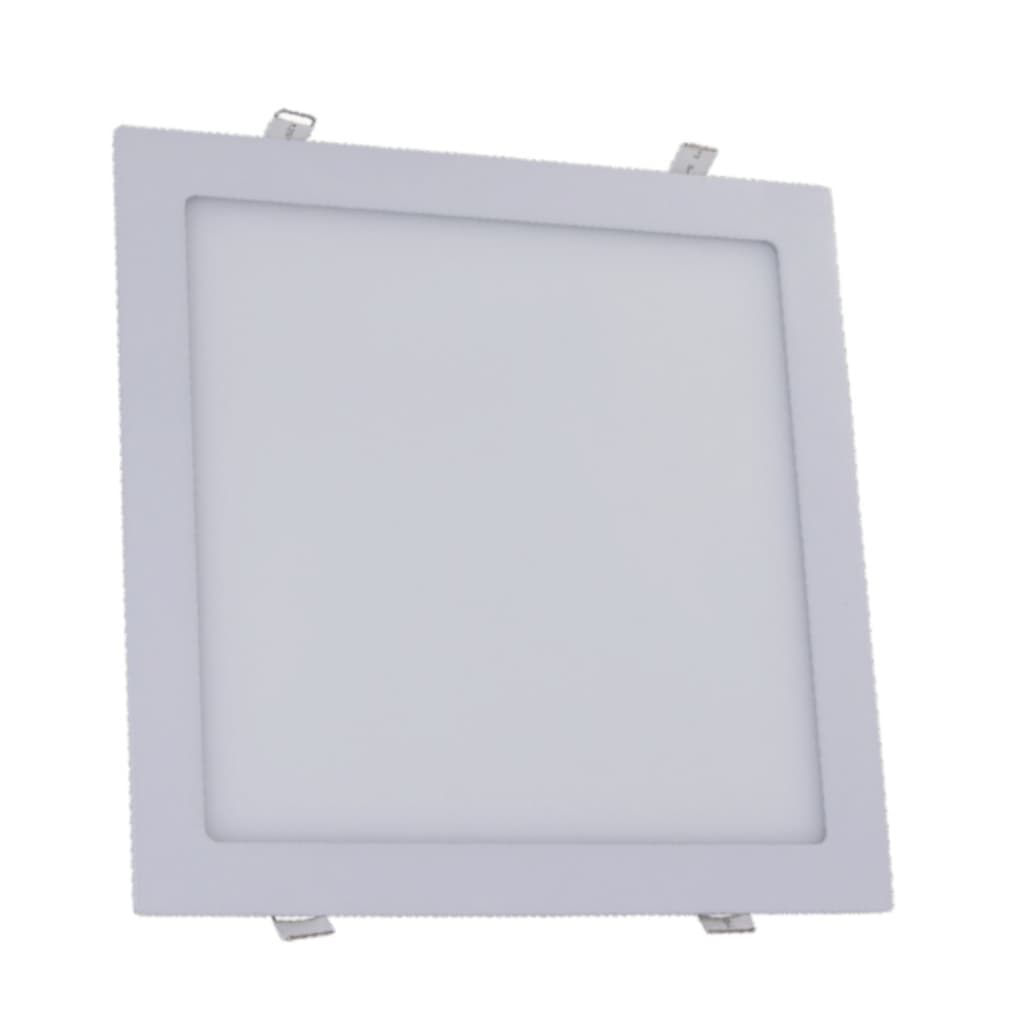 Painel LED Embutir Quadrado 17x17 12W 4000 6500K Branca Fria Linha Apollo Bivolt Sem Pontos Escuros
