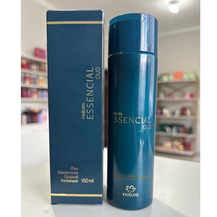 Óleo Desodorante Corporal Perfumado Essencial Oud Feminino 150ml - Natura