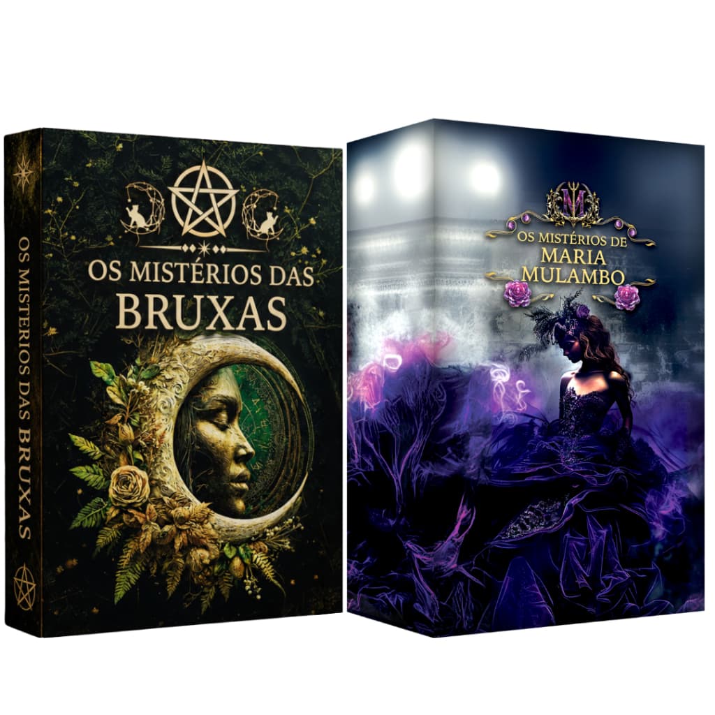 Kit c/ 2 Baralho Os Mistérios Tarot das Bruxas e Oráculo Maria Mulambo 36 Cartas Plastificadas e Manual
