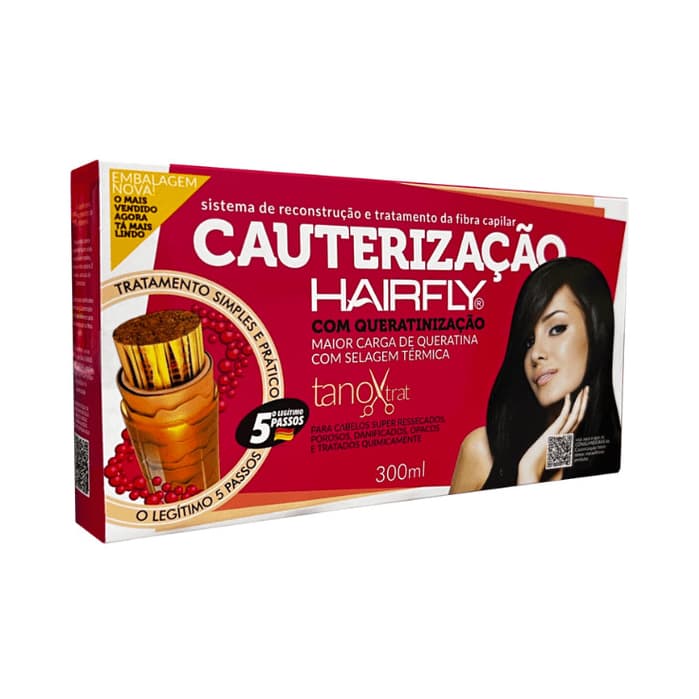 Kit Reconstrução Profunda Cauterização de Queratina - Tanox Trat Hair Fly 300ml