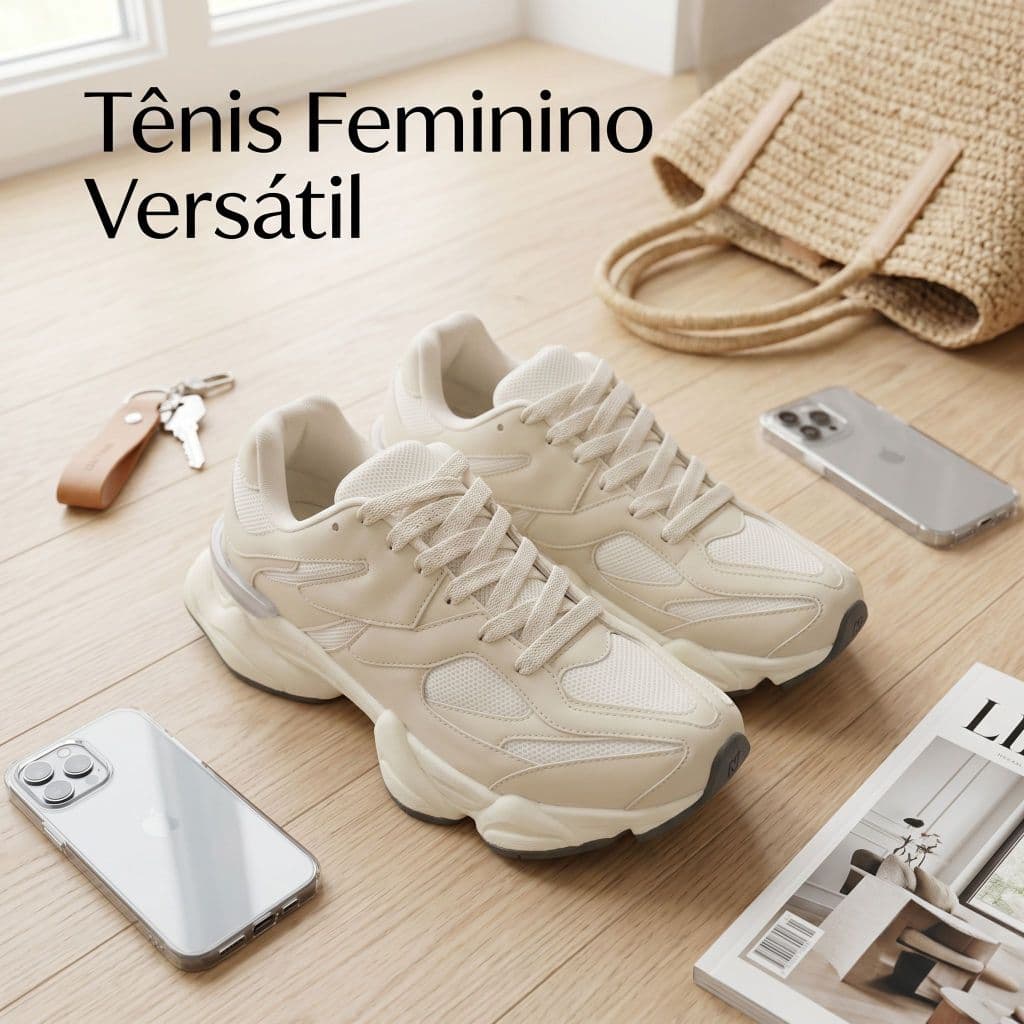 Tenis Versátil Feminino | Confortável e Estilo Ideal Para Sair e Trabalhar Do 34 ao 40 | GARANTA JÁ!