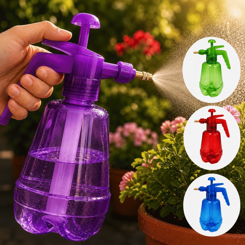 Pulverizador Borrifador Alta Pressão Jardim Vidros Janelas Plantas Jato Limpeza Molha Esguicho