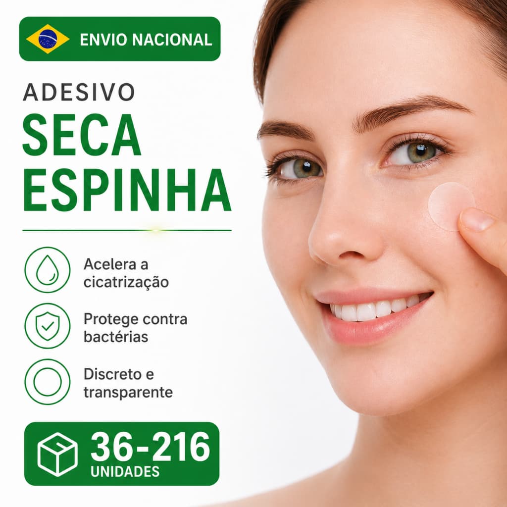Adesivos Seca Espinha Hidrocoloide Até 216 unidades Anti Acne Patch Secativo Espinha Invisível bolinha