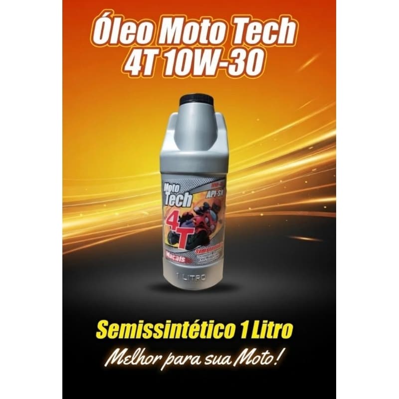 Oleo Lubrificante 4T Macals API-SN Semissintético 10w-30 Moto