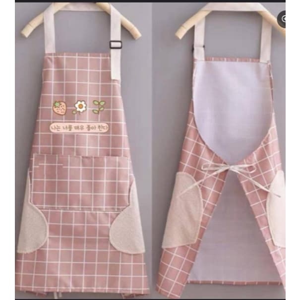 👩‍🍳Avental Multiuso Sortido Impermeável Ajustável Bolso Cozinhar Limpeza Churrasco Confeitaria