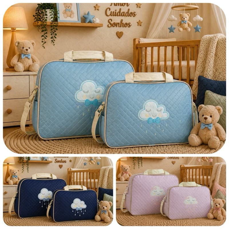 Bolsa maternidade Mamãe Gestante menino menina kit do Bebê na promoção
