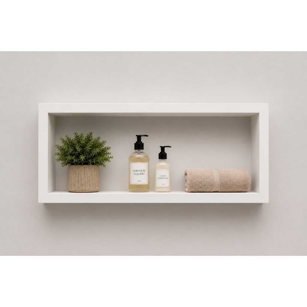 NICHO   60x30x20 RETANGULAR GRANDE 100% MDF SALA QUARTO COZINHA