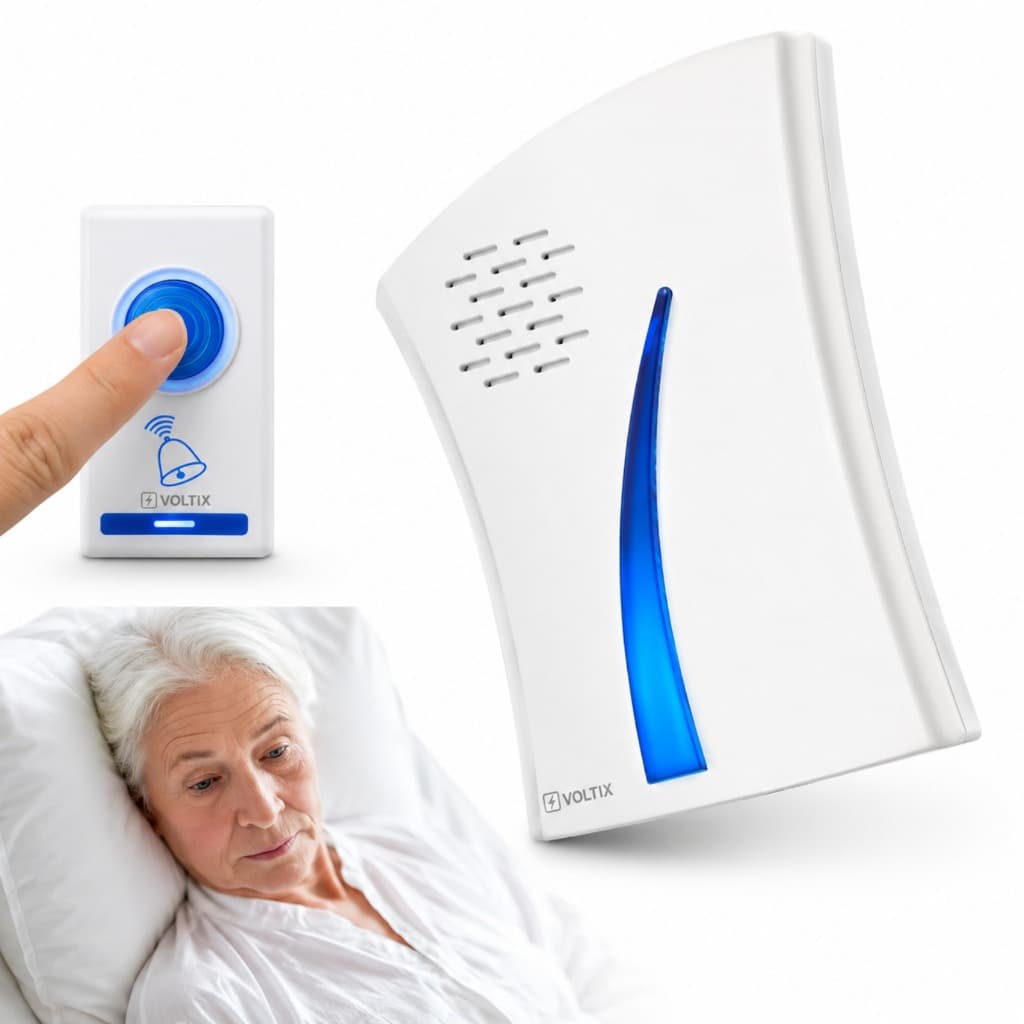 Campainha Sem Fio Residencial Wireless De Longo Alcance Wifi