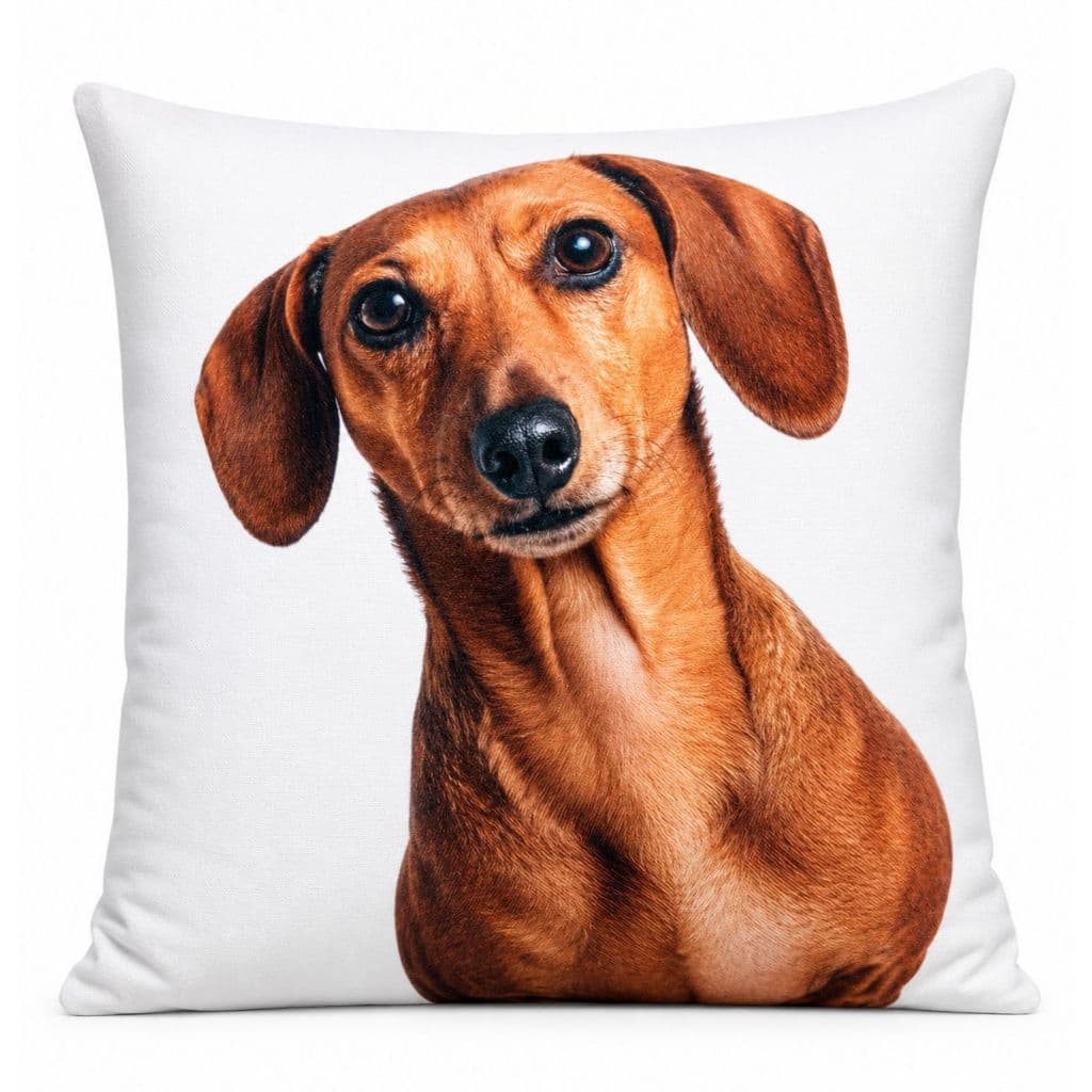 Capa de Almofada 45x45cm Estampada Cachorro - Variação 05