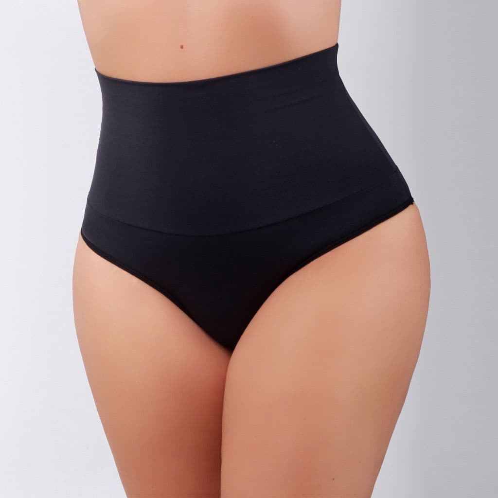 Calcinha Modeladora Feminina com Cós Duplo Alto que Segura Barriga