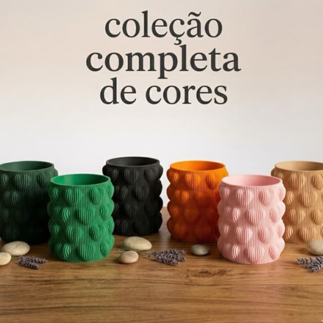 Vaso Decorativo Namorados Presente Criativo Centro de mesa Mãe Várias Cores