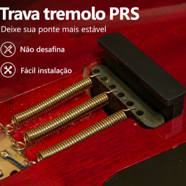 Trava de Ponte Tremolo (Tremolo Block) para PRS SE Standard 24 - Black Edition