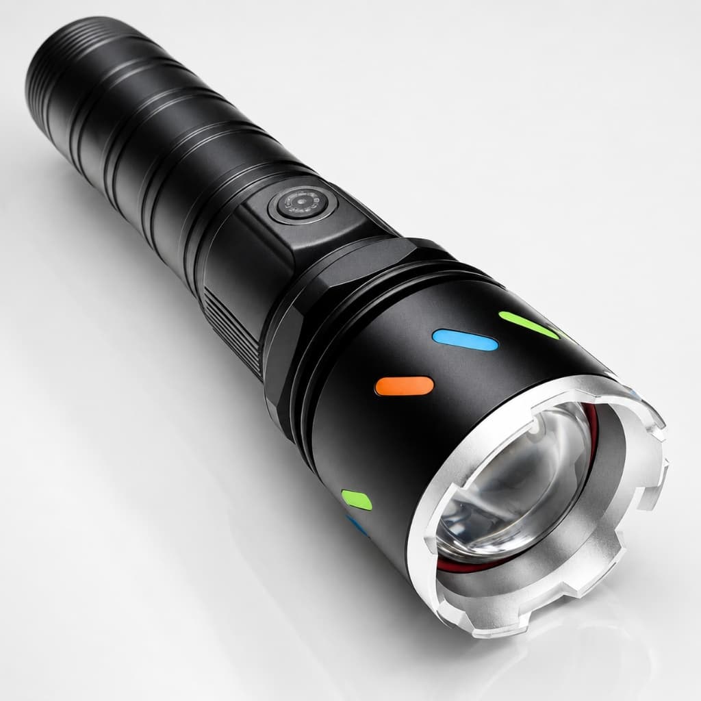 Lanterna Tática XHP160.6 2KM Recarregável USB-C IP67 Ultra Forte Profissional